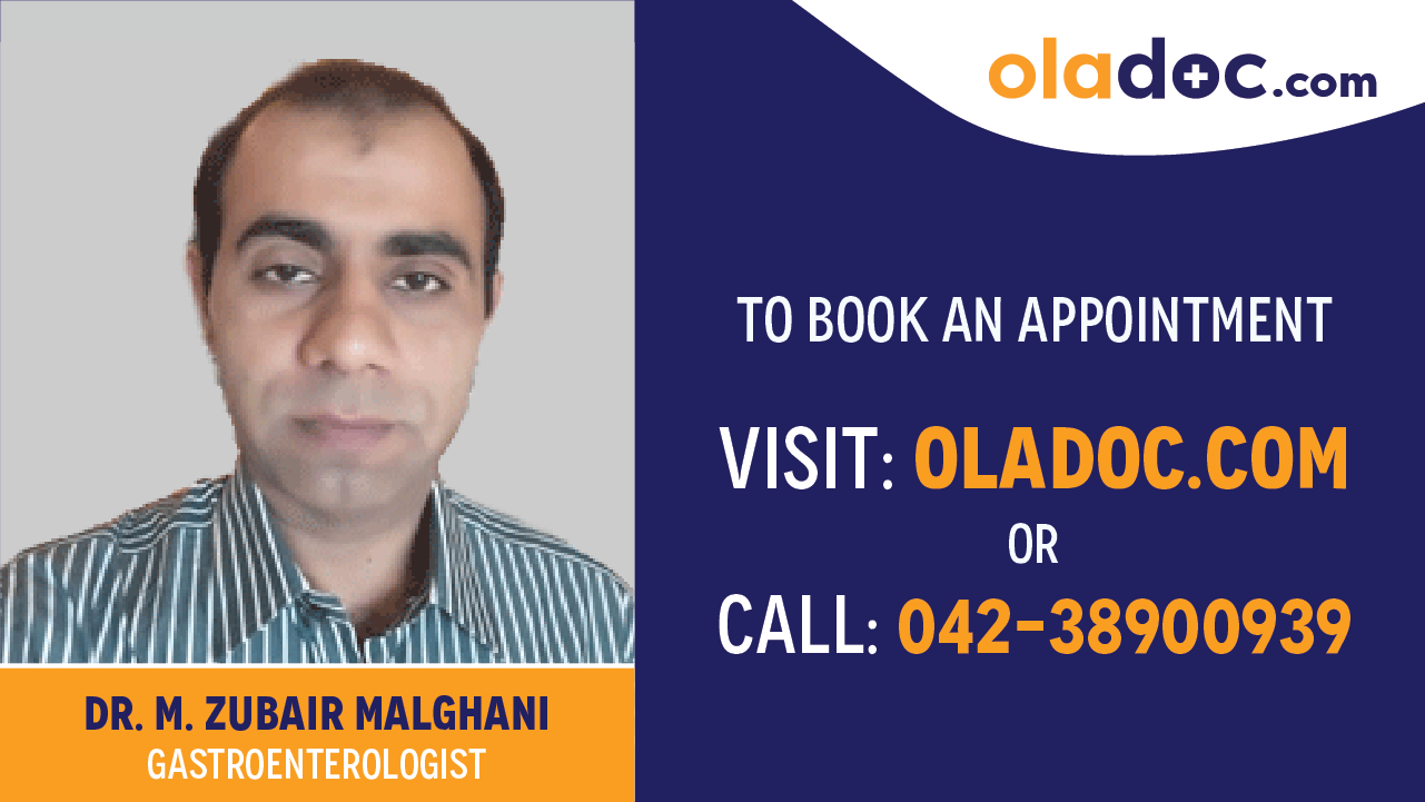 Book appointment with Dr.M. Zubair Malghani-best Gastroenterologist in Multan